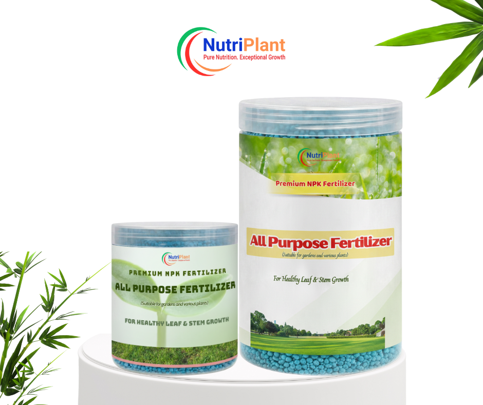 (Plastic Jar)All-Purpose Fertilizer – Healthy Leaf & Stem Growth